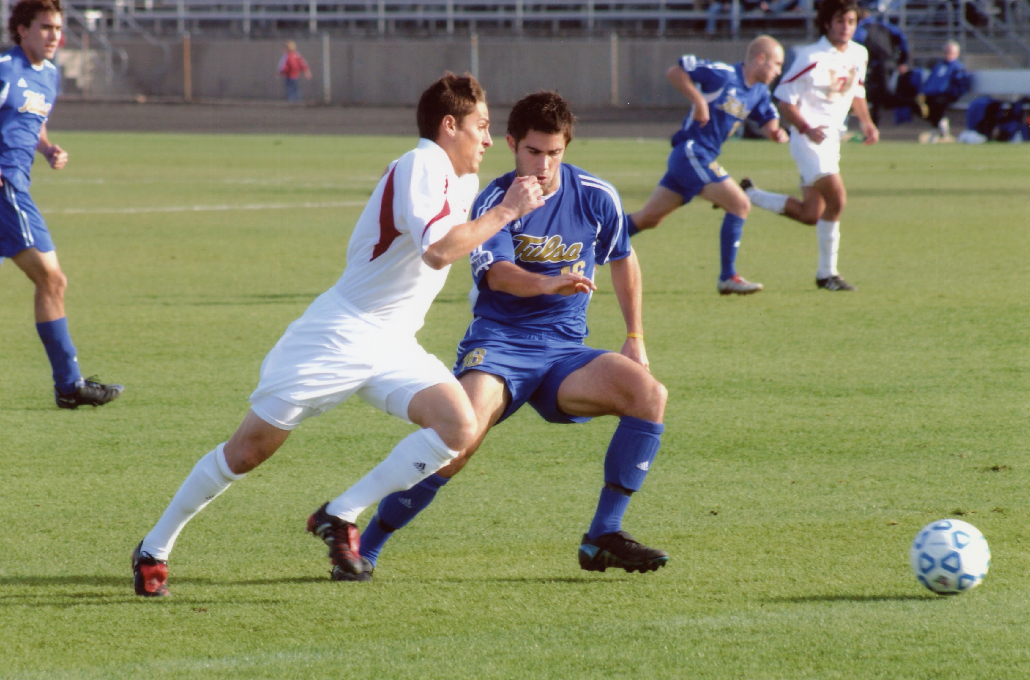 College soccer players