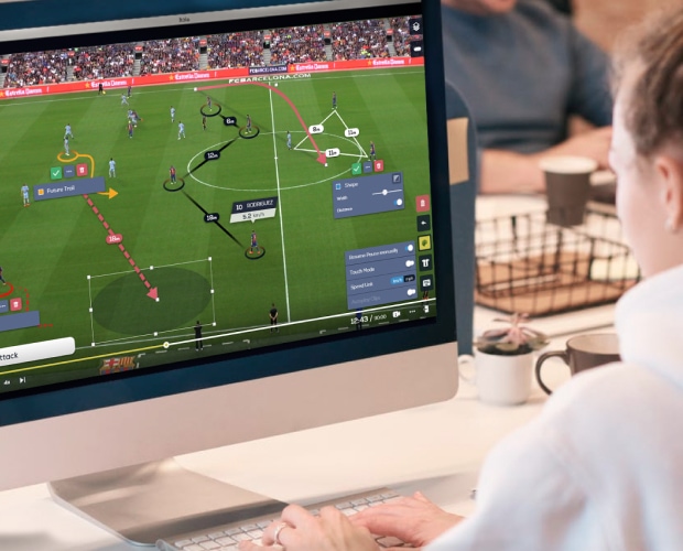 Match analysis on tablet